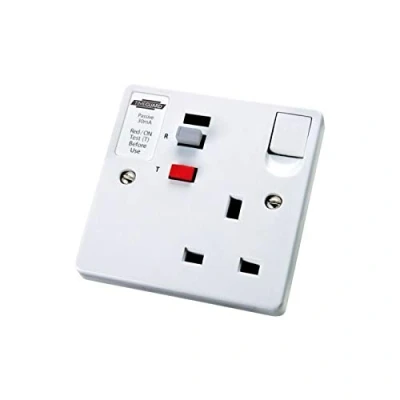 Image of Timeguard TFP02WL RCD Single Latching Socket White