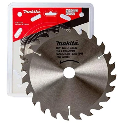 Image of Makita D 03327 TCT Saw Blade 165 x 10T 20, Multi Colour