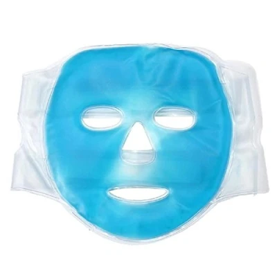 Image of Bramble Cooling Full Face Gel Masks Reusable Hot &amp; Cold Compress Pack for Migraine Stress Relief Relaxation