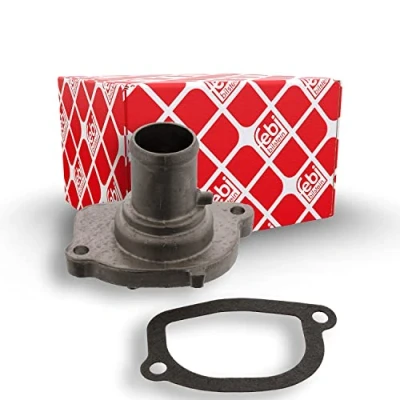 Image of 46523118, 46737644 Engine thermostat FEBI BILSTEIN 106035 87C with seal housing FIAT: Punto II Hatchback, Uno Stilo Multi Wagon