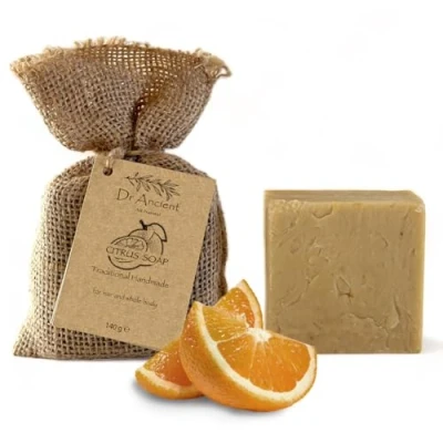 Image of Dr.Ancient Citrus Soap Bar Organic Natural Traditional Handmade Antique Absolutely No Chemicals! Pure Soaps!
