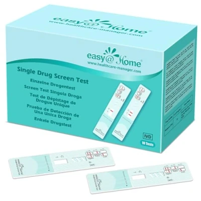 Image of Cannabis Marijuana THC Urine Drug Tests Kit Single Panel Easy@Home 10 Pack