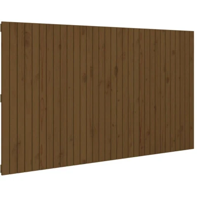 Image of vidaXL Wall Headboard Honey Brown 204x3x110 cm Solid Wood Pine