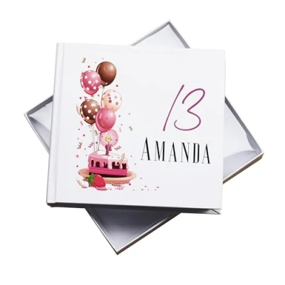 Image of Personalised 13th Birthday Gifts for Her Photo Album