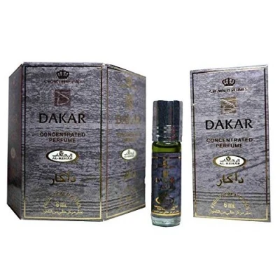 Image of Genuine Al Rehab Dakar 6 x 6ml Oil Perfume Fragrance Roll On Alcohol Free Halal