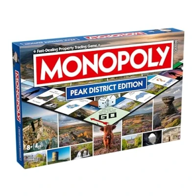 Image of Winning Moves Peak District Regional Monopoly Board Game