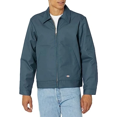 Image of Dickies TJ15 Lined Eisenhower Jacket, Small x Regular, Air Force Blue