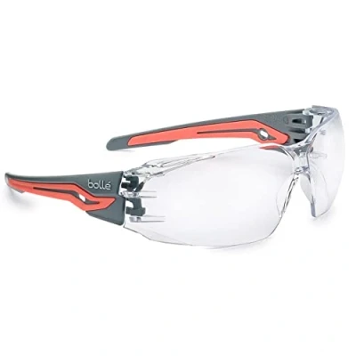 Image of Bolle SILEX + Small Clear Safety Glasses PLATINUM anti scratch &amp; fog Coating