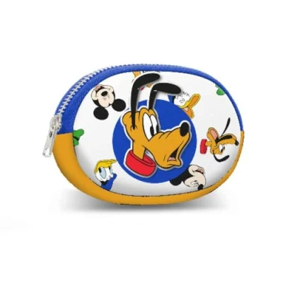 Image of Disney Pluto Pill Coin Purse, White, 12 x 8.5 cm