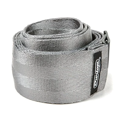 Image of Jim Dunlop DST7001GY Deluxe Seatbelt Strap, Grey