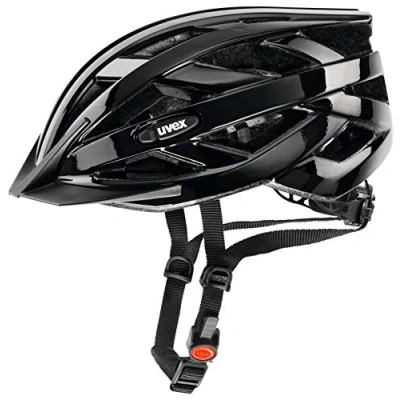 Image of uvex i vo Lightweight All Round Bike Helmet for Men &amp; Women Individual Fit Upgradeable with an LED Light Black 52 57 cm