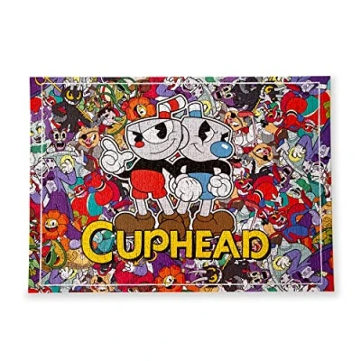 Image of Cuphead and Mugman Collage 1000 Piece Jigsaw Puzzle Toynk Exclusive