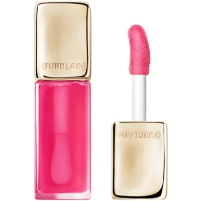 Image of GUERLAIN KissKiss Bee Glow Oil Colour Reviving Lip Plumping 458 Rose Pop 9,5 ml
