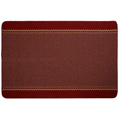 Image of William Armes Kilkis Washable Kitchen Rug, Red, 150 x 100 cm