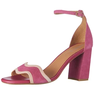Image of Geox Women&#039;s D New Eraklia 80 Sandal, Cyclamen Nude, 5 UK