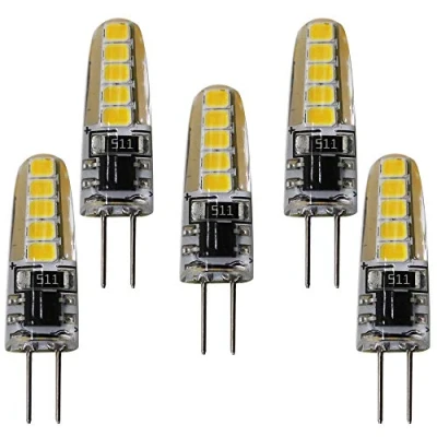 Image of 5 x 3 W G4 LED 10 SMD 2835 Light Bulb Pin Base Warm White 3000 K 300 Lumen Beam Angle 360ºAC 220 240 V