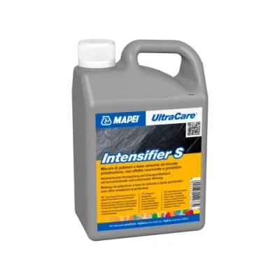 Image of MAPEI Ultracare INTENSIFIER S, Solvent based polymer blend with high penetration, Reviving and protective effect, 1 Lt can.