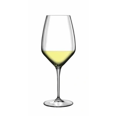 Image of Luigi Bormioli Atelier 7540201 Box of 6 Sauvignon Wine Glasses Clear Crystal 2.7 x 7.8 Inches