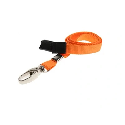 Image of Lanyard Neck Straps for ID Card Passes Badge Holders 20/50/100 (20, Orange)