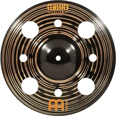 Image of Meinl Cymbals Classics Custom Dark Trash Splash Cymbal 12 inch (Video) for Drum Set (30,48cm) B12 Bronze, Finish, Made in Germany (CC12DATRS)