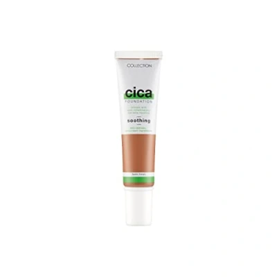 Image of Collection Cosmetics Hydrating Medium Coverage Cica Foundation Infused with Anti Redness, Vegan Foundation, 30ml, Honey