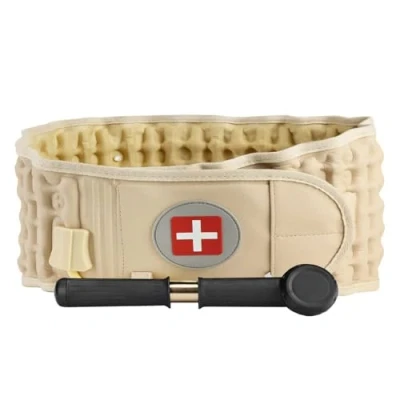 Image of Goldmille Decompression Back Belt Lumbar Spine Support for Lower Pain Relief One Size Fits 29 49 Waist