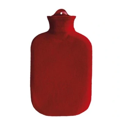 Image of Sanger Contour Covered 2L Hot Water Bottle Red