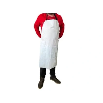 Image of Londonow TSSC PVC Reusable White Apron 70 x 100 cm