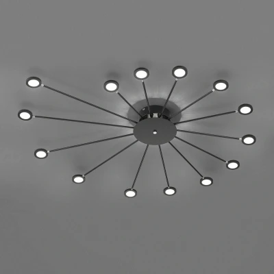Image of Trio Leuchten Ceiling Light, matt Black