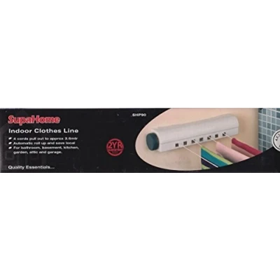 Image of SupaHome Indoor Clothes Line 4Cords 3.6M Approx