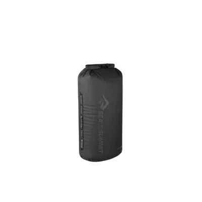 Image of Sea to Summit Big River Dry Bag XXL 65L Waterproof Roll Top Resistant Fabric Grab Handles, Lash Point &amp; D Ring For Kayaking Motorcycle Touring 18.1 x 35.2 71.8cm Jet Black 433g