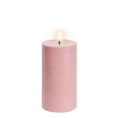 Image of Uyuni Lighting Pillar Candle LED 7,8 x 15,2 cm Rustic Dusty Rose