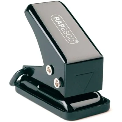 Image of Rapesco PF15A001 Single Hole Punch, 8 Sheet Capacity, Assorted Colours