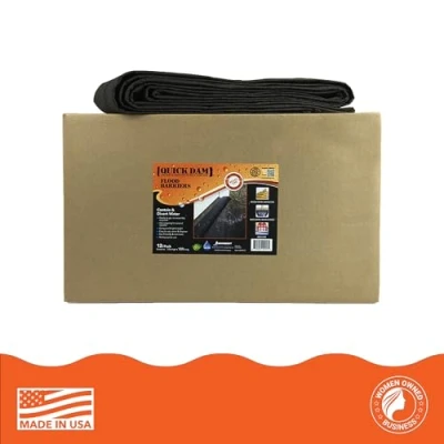 Image of Quick Dam QD610 12 Water Activated Flood Barrier 10 Feet 12/Pack, Black, Pack