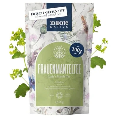 Image of lady’s Mantel tea Monte Nativo (300 g) 100% pure and natural mantle herb with no additives For delicious herbal infusions Aromatic Fruit Pregnancy