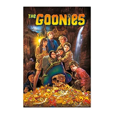 Image of Grupo Erik The Goonies Treasure Poster 36 x 24 inches / 91.5 61 cm Shipped Rolled Up Cool Posters Art &amp; Prints Wall