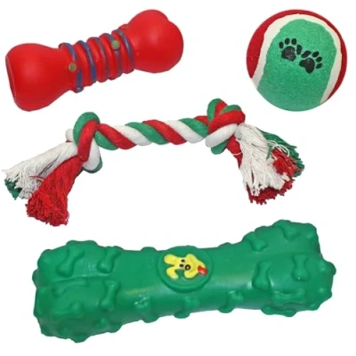 Image of Widdle Gifts Christmas Stocking Dog Toys Puppy Gift for Pets 36cm