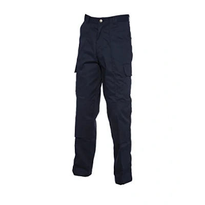 Image of Cargo Trouser with Knee Pad Pockets Navy 40R