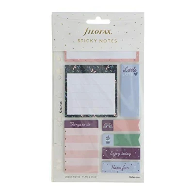 Image of Filofax Garden Sticky Notes, Pink, 95mm x 164mm