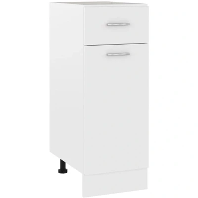 Image of vidaXL Kitchen Cabinet Drawer Chipboard 30 x 46 81.5 cm White
