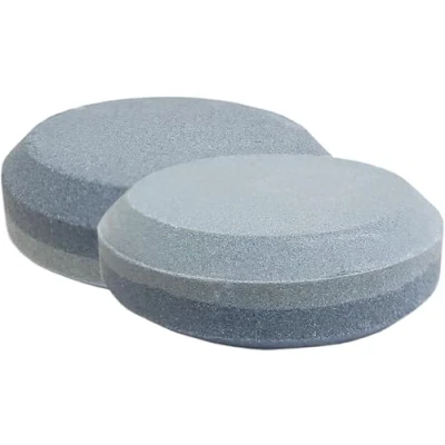 Image of 2X Sharpening Stone Hatchet Sharpener Puck Dual Grit 120# /180# Round Whetstone Tool Set