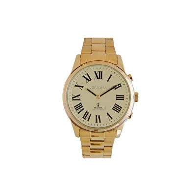 Image of VMRC 108BR Men’s Radio Controlled Talking Watch 9ct Gold Plated Case; Speaks Time, Date etc; Ideal for Visually Impaired, Blind &amp; Elderly, 2 Year Guarantee, UKs No1 Quality Service and Choice