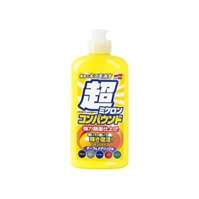 Image of SOFT99 Micro Liquid Compound Dark, Remove Remains Of Old Waxes or Coatings, Road Film, Oxidation, Paintwork Polish Restores 250ml