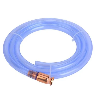 Image of Shaker Siphon Hose Fuel Gasoline Water Self Priming Anti Static Clear PVC Tubing 6ft x 1/2inch Pipe Safely Transfer Diesel Water(13mm)