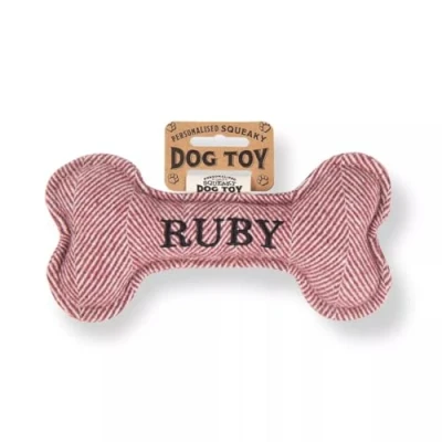 Image of History &amp; Heraldry Squeaky Dog Toy (Ruby)