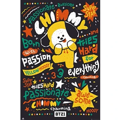 Image of GB eye BT21 Chimmy 61 x 91.5cm Maxi Poster