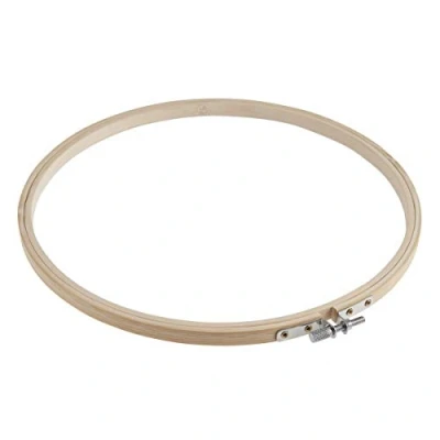 Image of Bamboo Embroidery Hoop Cross Stitch Sewing Flower Ring Size Choice 4&quot; 14&quot; (9&quot; (23cm))