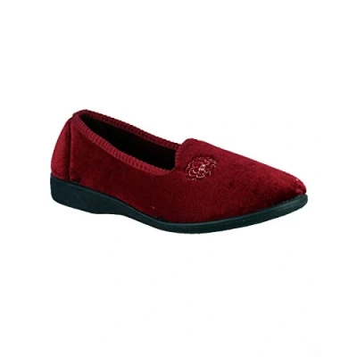 Image of Mirak Womens Simone Slipper Burgundy Size UK 3