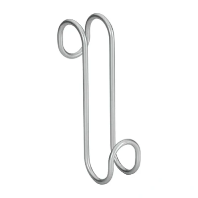 Image of Metaltex &quot;Radius Single Hook, Silver