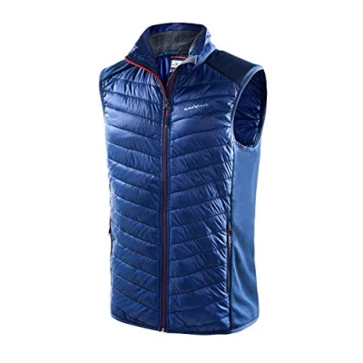 Image of Black Crevice Men&#039;s Sleeveless Gilet, Blue, Size S